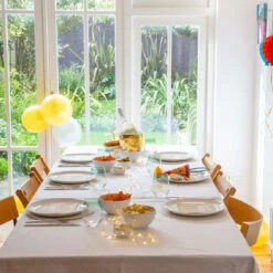 Gold Ceramic Apple Ice Bucket -Perfect Party Store LAUREN TRUDY TABLE 15