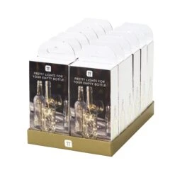 Warm White Bottle Lights - 1m -Perfect Party Store LUXE LIGHT BOTTLE 1