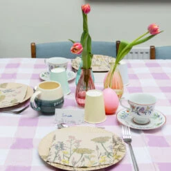 Recycled Paper Wildflower Plates - 12 Pack -Perfect Party Store MEADOW 6b1b33be 1d0e 45e8 bdfc de6a105d9532