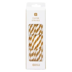 Mix & Match Gold Straws