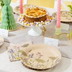 Recycled Paper Wildflower Napkins - 20 Pack -Perfect Party Store NATURALMEADOW 09