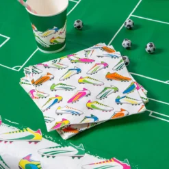 Recyclable Football Napkins - 20 Pack -Perfect Party Store PARTY CHAMP 05