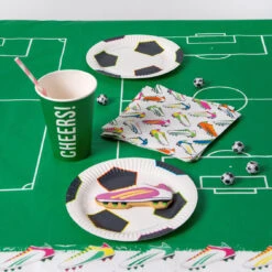 Recyclable Football Plates - 12 Pack -Perfect Party Store PARTY CHAMP 06 89a11716 5051 4023 a04c cde9ff4df296