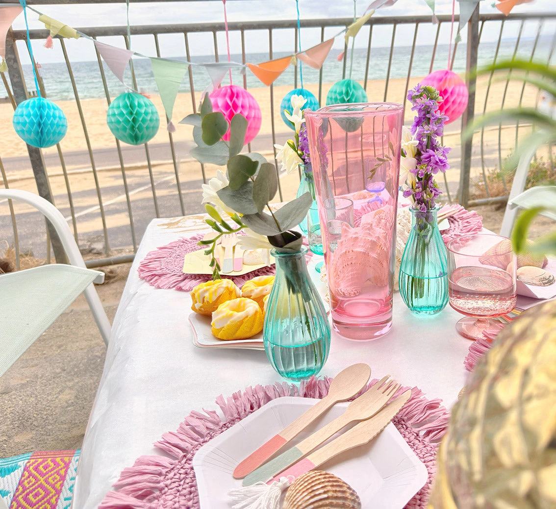 Pastel Fabric Bunting, 3m 2 Pastel Fabric Bunting, 3m - Image 2