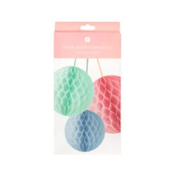 Pastel Paper Honeycomb Decorations - 3 Pack -Perfect Party Store PASTEL HONEYCOMB c55bda65 3c6d 41c4 a96e 24adacc1307f