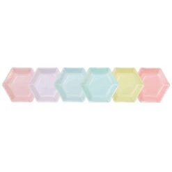 We ♥ Pastels Hexagonal Plates -Perfect Party Store PASTEL PLATE HEX 9 807b14fb dd3a 4141 bead d81d1f8d1f81