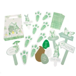 Toile De Jouy Green Easter Egg Hunt Kit -Perfect Party Store PIERRE EGGHUNT 3