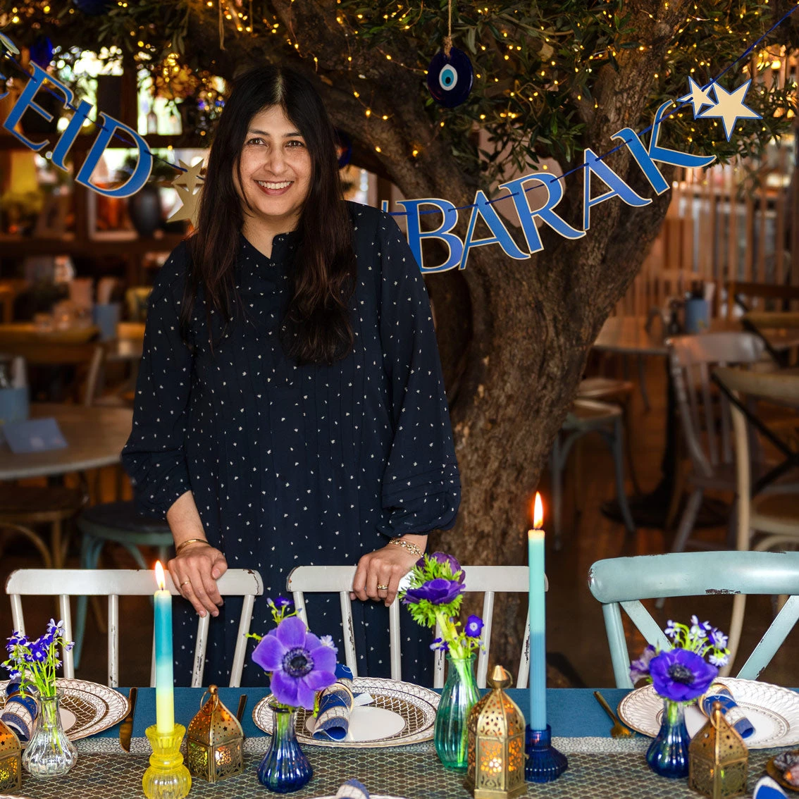 Yellow Glass Candle Holder - Small 6 Yellow Glass Candle Holder - Small - Image 6