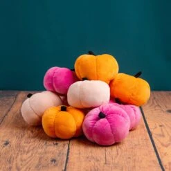 6 Velvet Pumpkin Decorations -Perfect Party Store PUMPKIN PUMPKIN 04