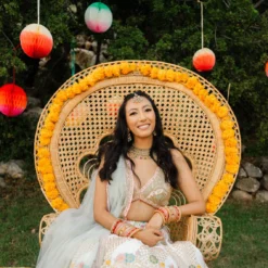 Red & Green Ombre Paper Honeycomb Decorations - 3 Pack -Perfect Party Store Photo 2907