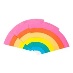 Birthday Brights Rainbow Shaped Napkins -Perfect Party Store RAIN NAPKIN RAIN 3
