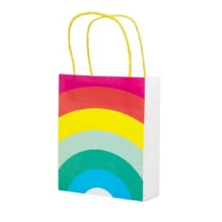 Birthday Brights Rainbow Treat Bag 7 Birthday Brights Rainbow Treat Bag -Perfect Party Store RAIN TREATBAG 01
