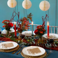 Red And Green Spiral Candles - 4 Pack -Perfect Party Store RUST WEDDING 02 f9a2e7af 5a08 4b82 a20f 11464618f73b