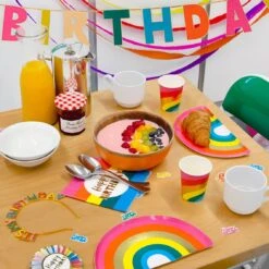 Birthday Brights Rainbow Happy Birthday Garland -Perfect Party Store Rainbow Birhtday Brights Breakfast 05 2352747e 050c 4dbe a927 1f1539bfbacb