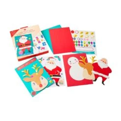 Make Your Own Christmas Card Kit -Perfect Party Store SANTA CARD KIT 3