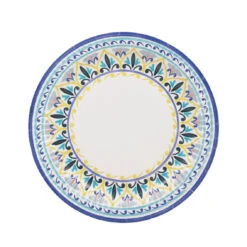 Moroccan Souk Blue Paper Plates - 12 Pack -Perfect Party Store SOUK PLATE 4