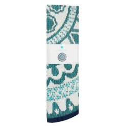 Moroccan Souk Blue Round Outdoor Rug -Perfect Party Store SOUK RUG