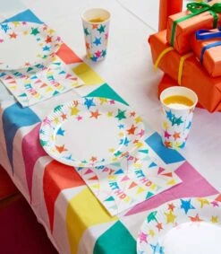 Birthday Brights Rainbow Star Napkins -Perfect Party Store Star 13 WEB