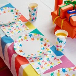 Birthday Brights Rainbow Star Plates -Perfect Party Store Star 13 b2bd2136 6f5f 4d12 a45f 37ce01171e1e