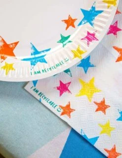 Birthday Brights Rainbow Star Napkins -Perfect Party Store Star 7 WEB