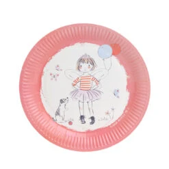 Tilly & Tigg Pink Recyclable Paper Plates - 12 Pack