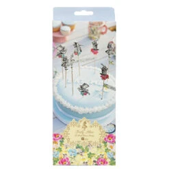 Alice In Wonderland Mad Hatter Party Cake Toppers