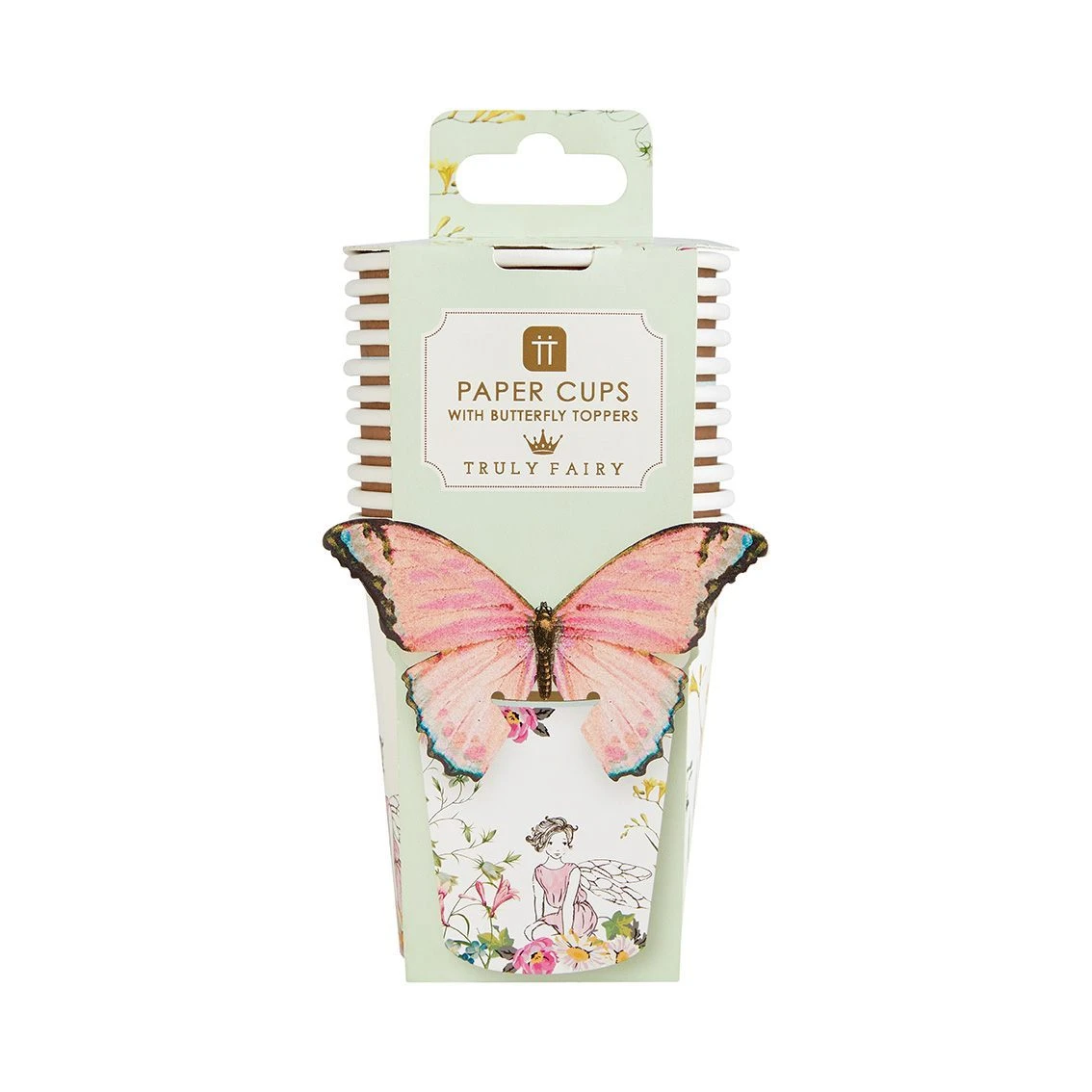 Butterfly & Fairy Paper Cups - 12 Pack 3 Butterfly & Fairy Paper Cups - 12 Pack - Image 3
