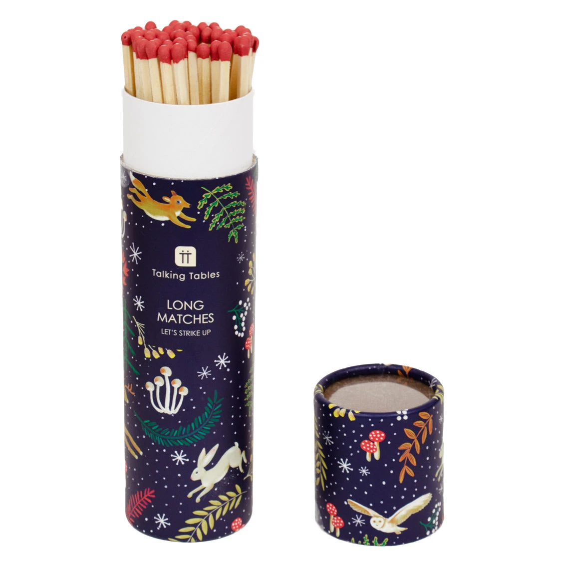 Woodland Flora & Fauna Dark Blue Tube Of Matches 2 Woodland Flora & Fauna Dark Blue Tube Of Matches - Image 2