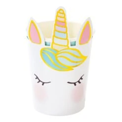 Unicorns Face Cups - 8 Pack