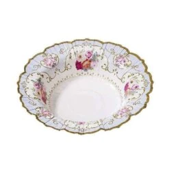 Pink & Blue Floral Paper Serving Bowls - 12 Pack -Perfect Party Store talking tables uk public truly scrumptious floral paper bowls 2124858163230 24eb8fe1 5859 4a80 b475 61f6afc1095f