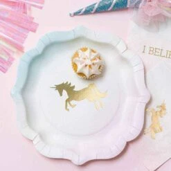 We ♥ Unicorns Pastel Paper Plates -Perfect Party Store talking tables uk public we heart unicorns pastel paper plates 2127531212830